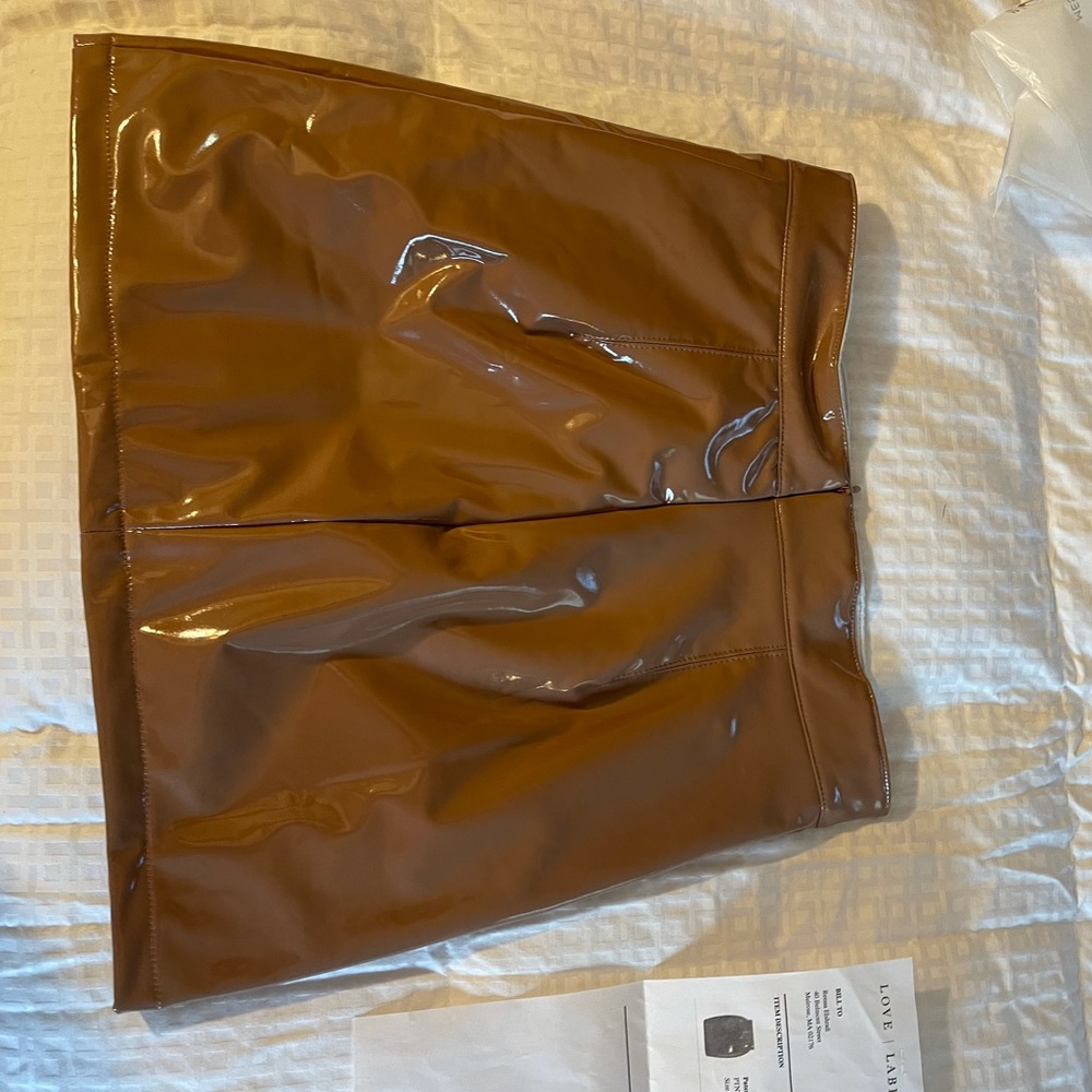 Leather skirt